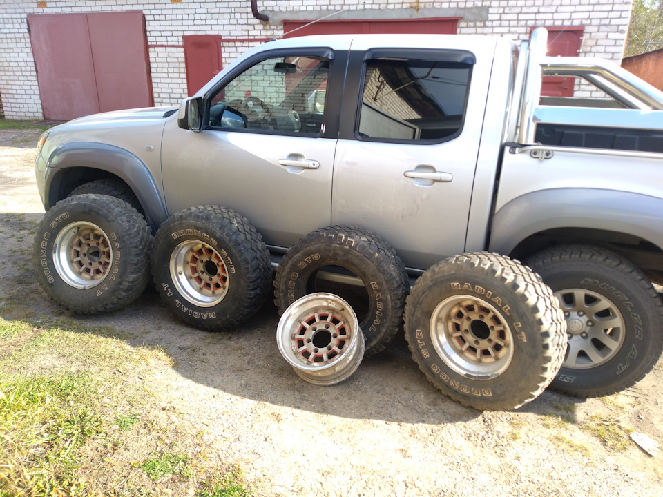 Максимальный размер колес на mazda bt 50