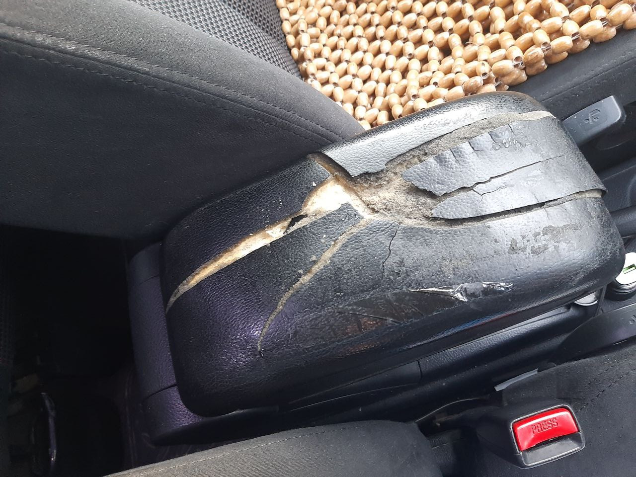 ( Восстановление Подлокотника 707.387 км ) — Nissan Tiida (1G), 1,8 л ...