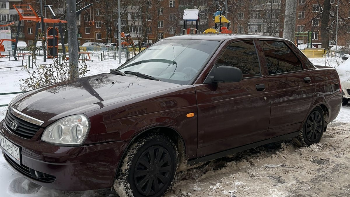 Lada Приора седан 1.6 бензиновый 2010 | 🇷🇺Лада#Баклажан# на DRIVE2