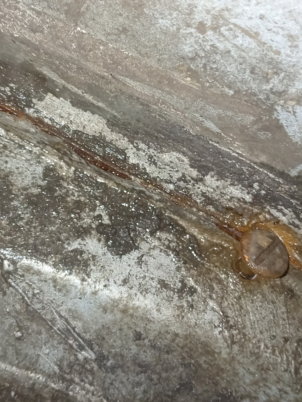 Один из винтов держащий бампер — Lada 2120 Надежда