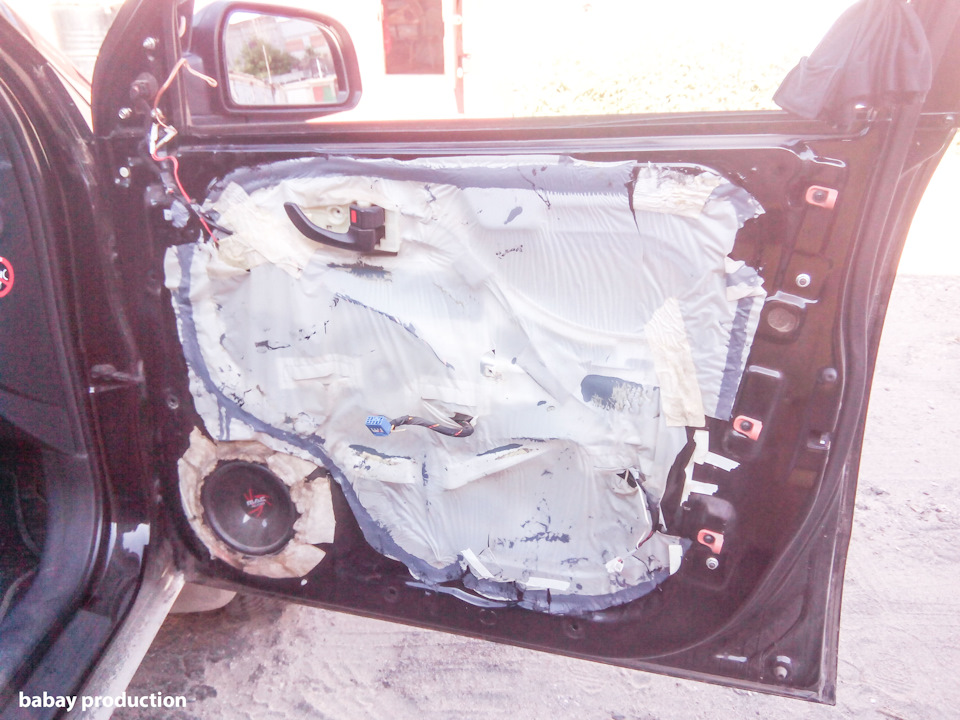 Разобрал пассажирскую дверь — Hyundai Tucson (JM)