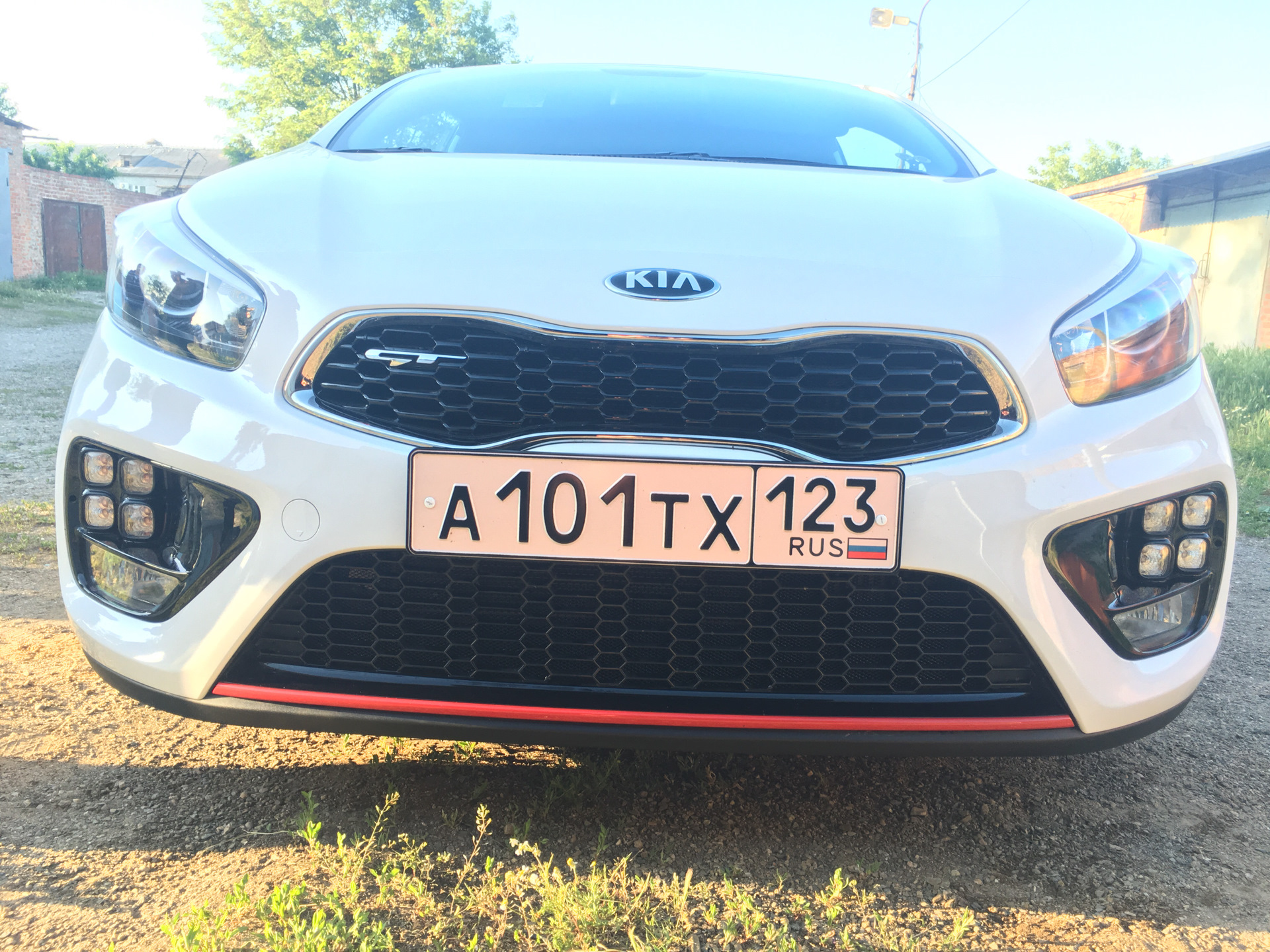 Kia Ceed gt line бампер