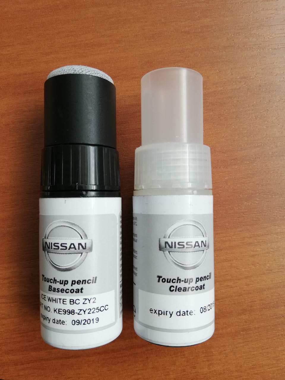 nissan автоэмаль touch-up set grey kad