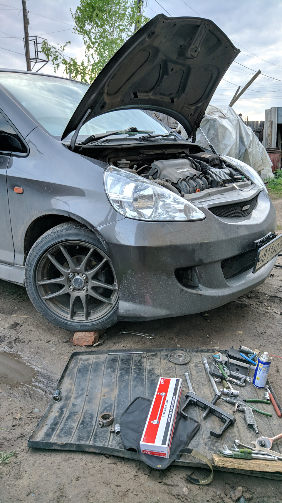 Передняя подвеска: полное обновление. — Honda Fit (1G), 1,5 л, 2005 года |  запчасти | DRIVE2