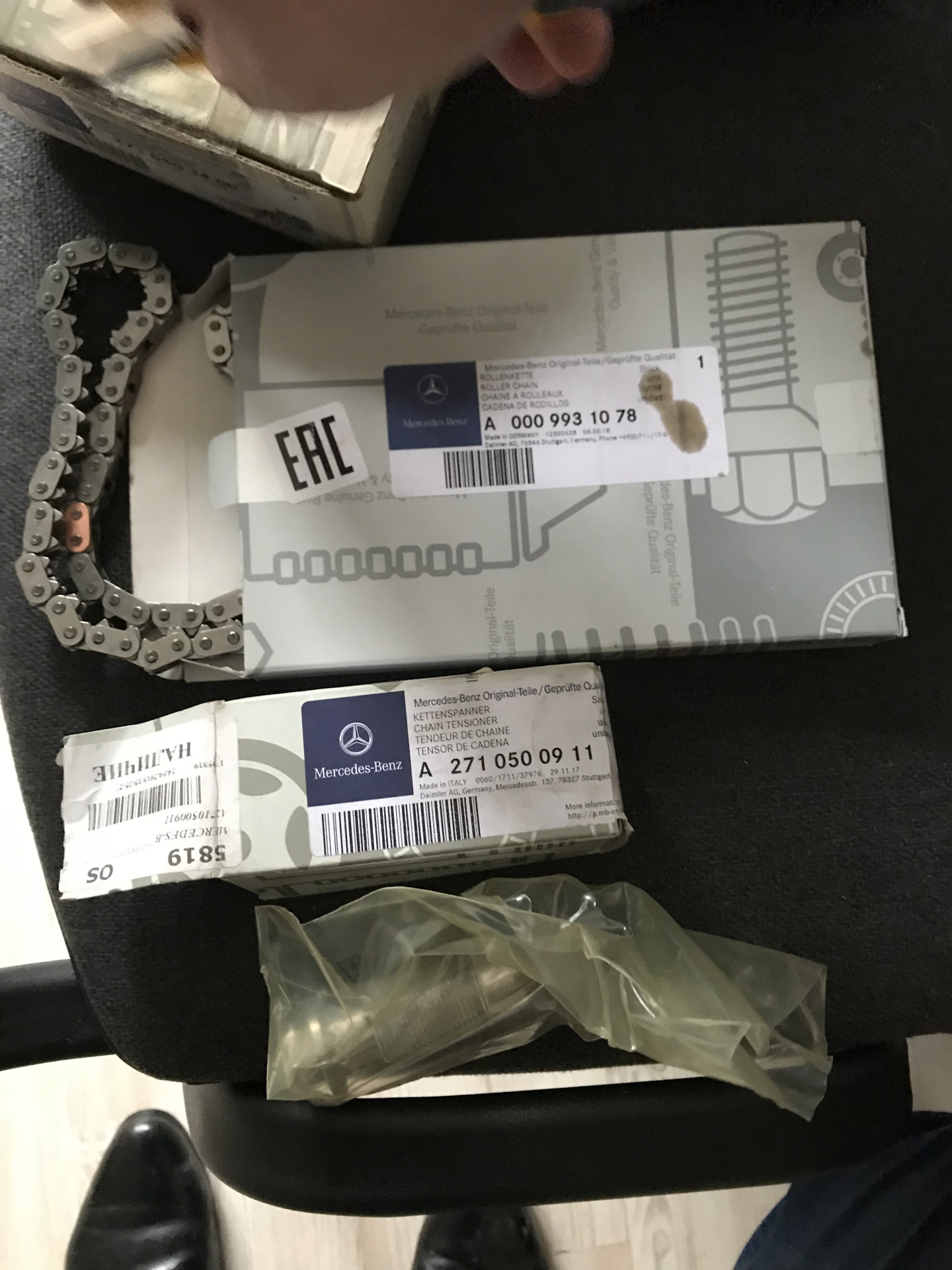 Замена системы ГРМ — Mercedes-Benz C-Class (W204), 1,8 л, 2013 года ...