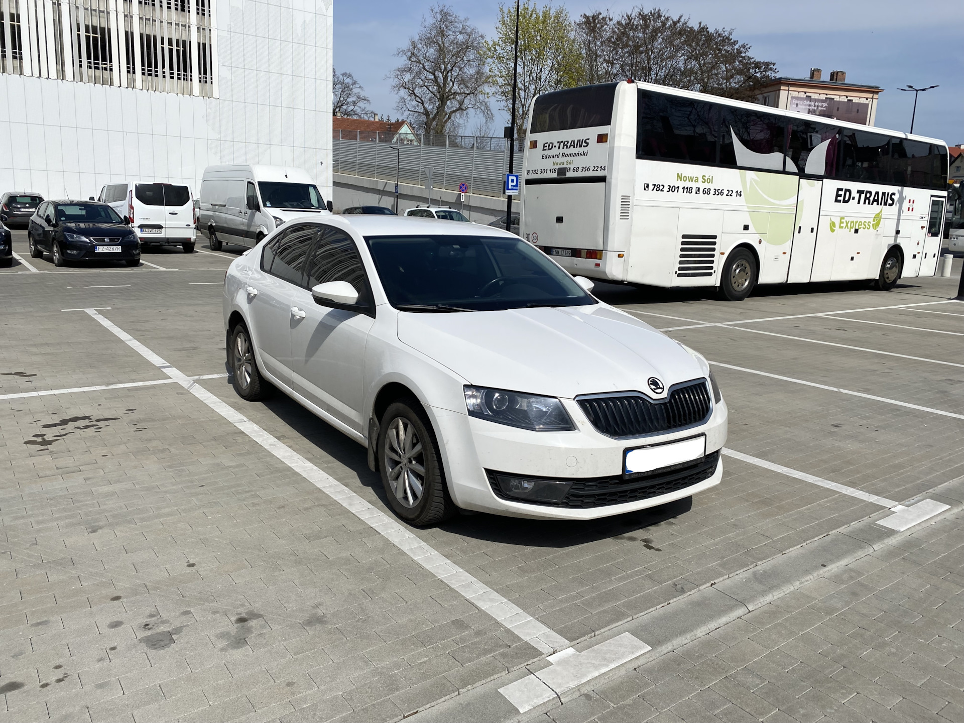 № 56. Городок Zielona Góra — Skoda Octavia A7 Mk3, 2 л, 2013 года |  путешествие | DRIVE2