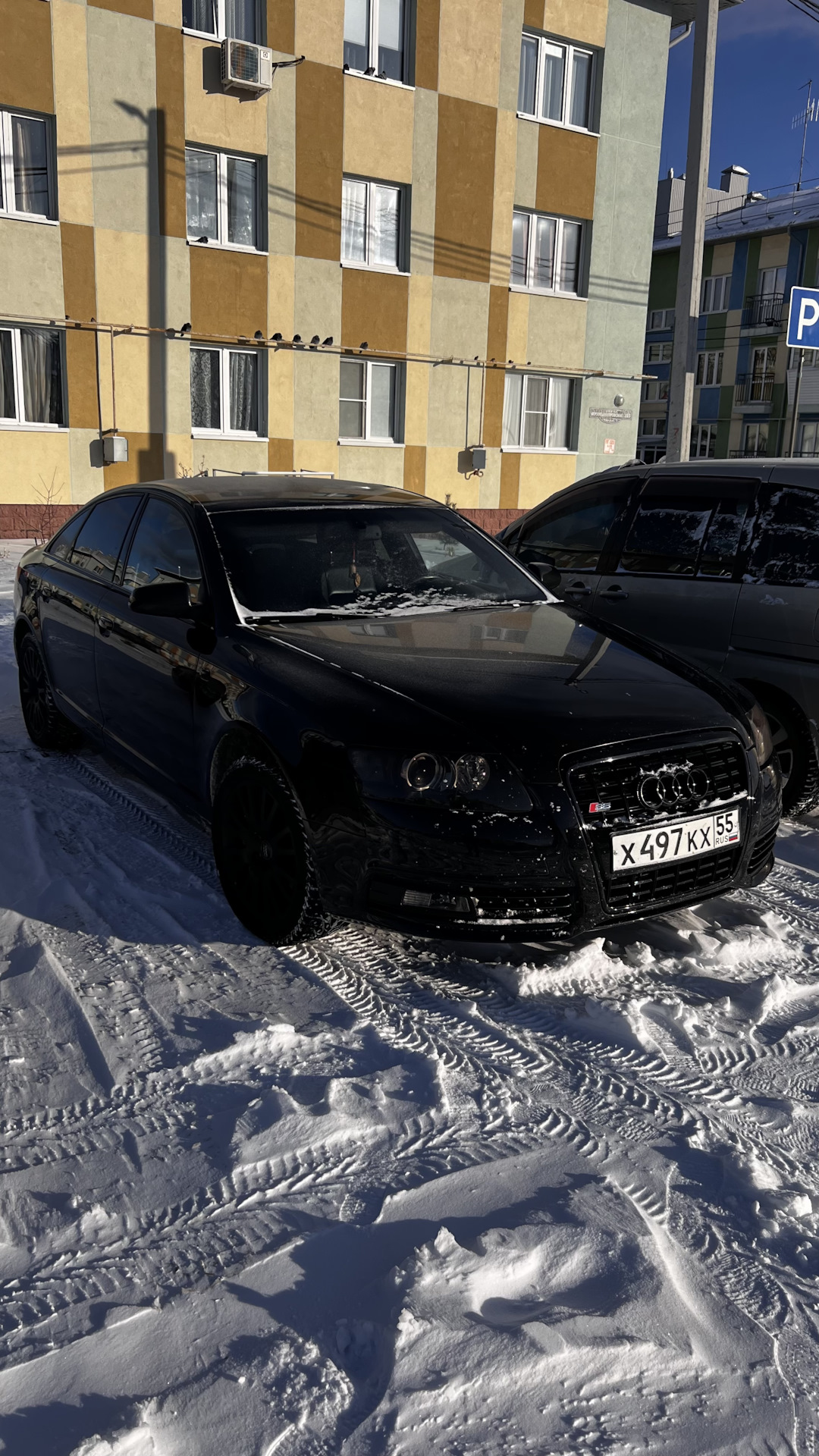 9. Бампер передний от рестайлинга — Audi A6 (C6), 3,2 л, 2007 года ...