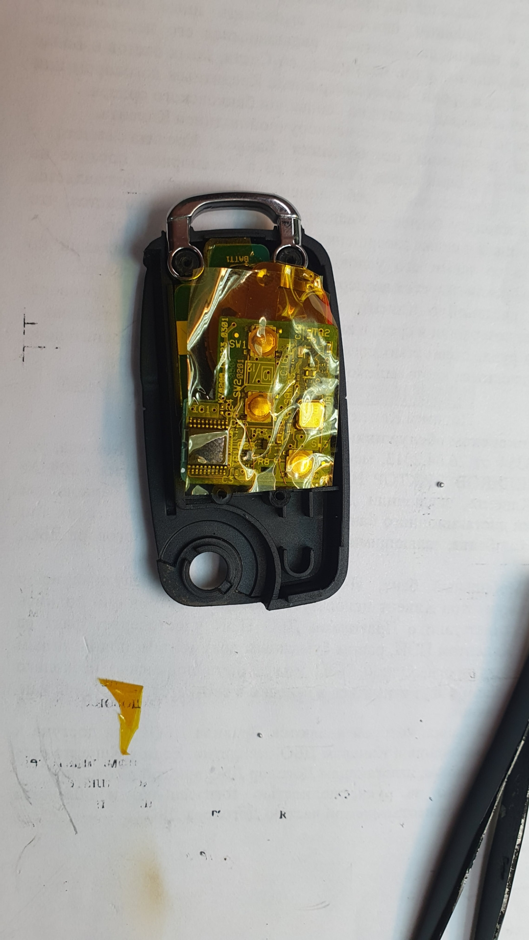 Переделка ключа центрального замка — Nissan Liberty, 2 л, 2002 года ...