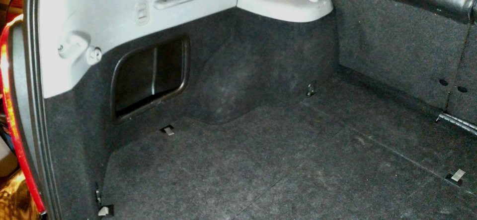 Установка левого кармана вместо сабвуфера — Subaru Forester (SG), 2 л ...