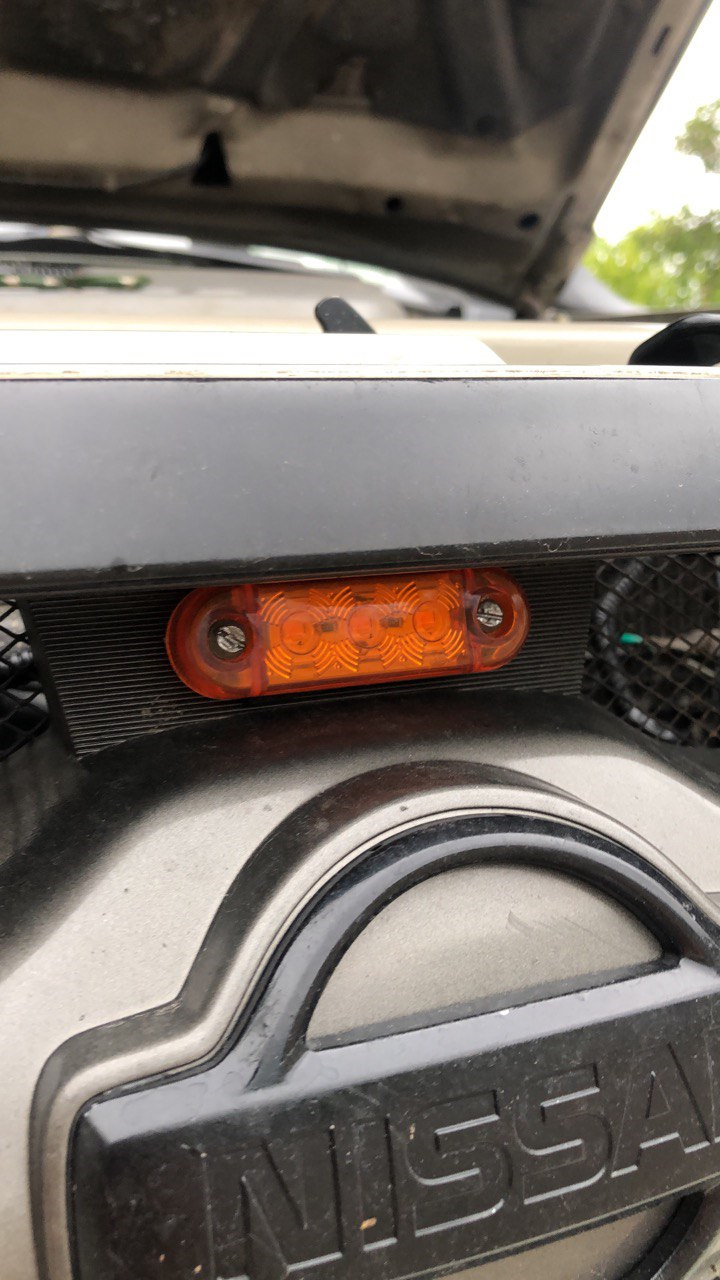 Габариты в решетку а-ля FORD RAPTOR — Nissan Pathfinder (2G), 3,5 л ...