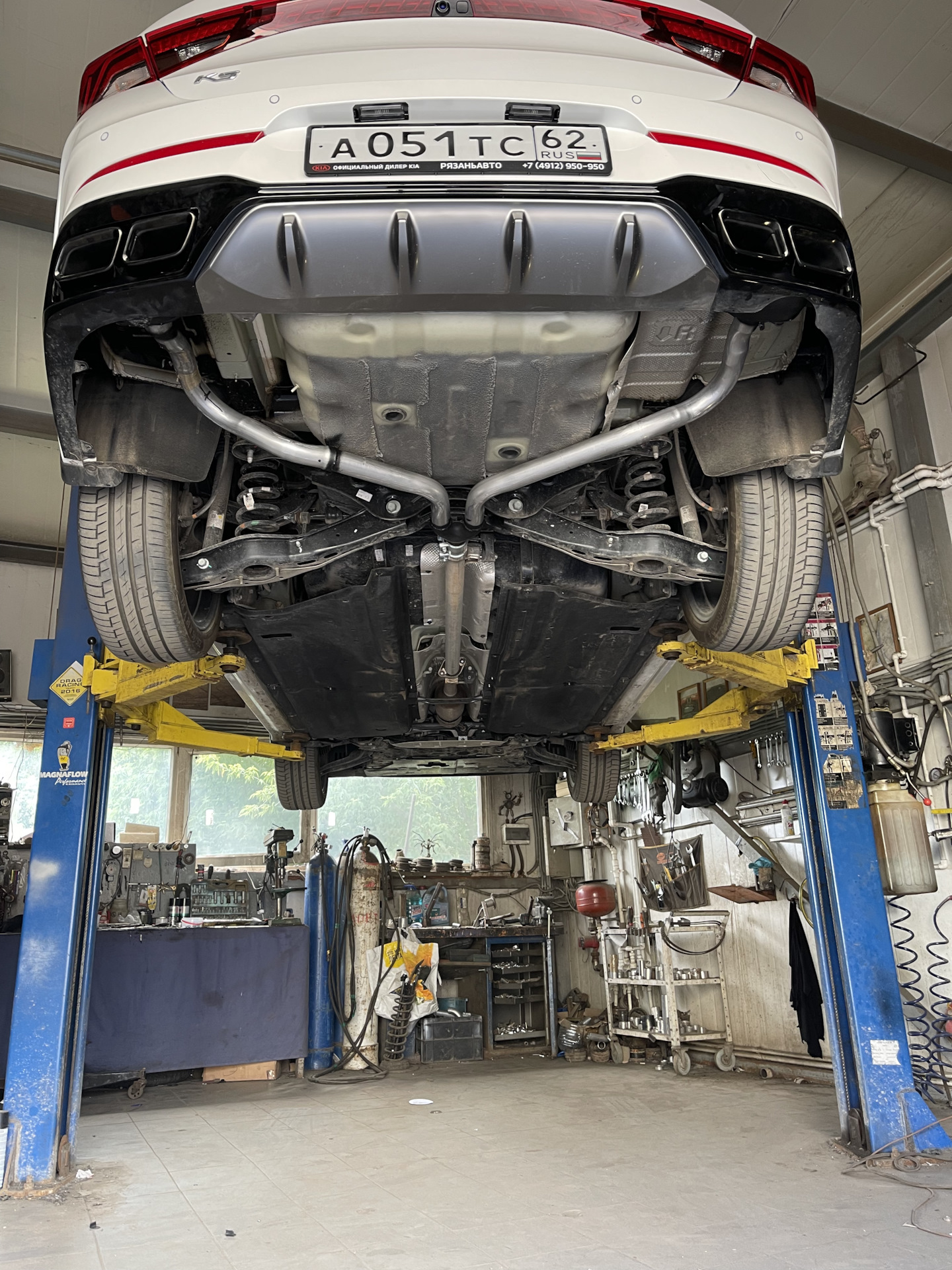 KIA k5 — раздвоенный выхлоп (финал) — KIA K5 (3G), 2 л, 2020 года ...