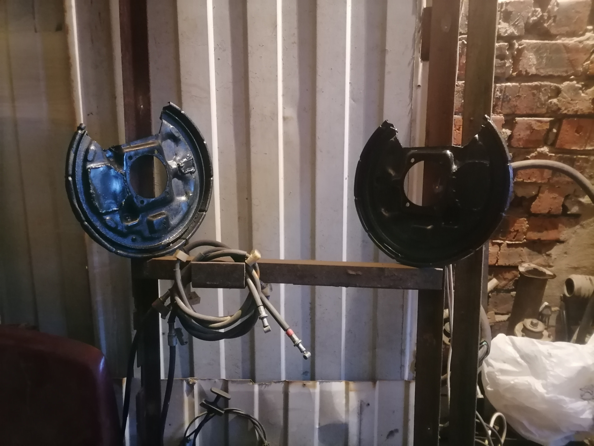 Дисковые тормоза вместо барабанных. — Suzuki Escudo (1G), 1,6 л, 1994 ...