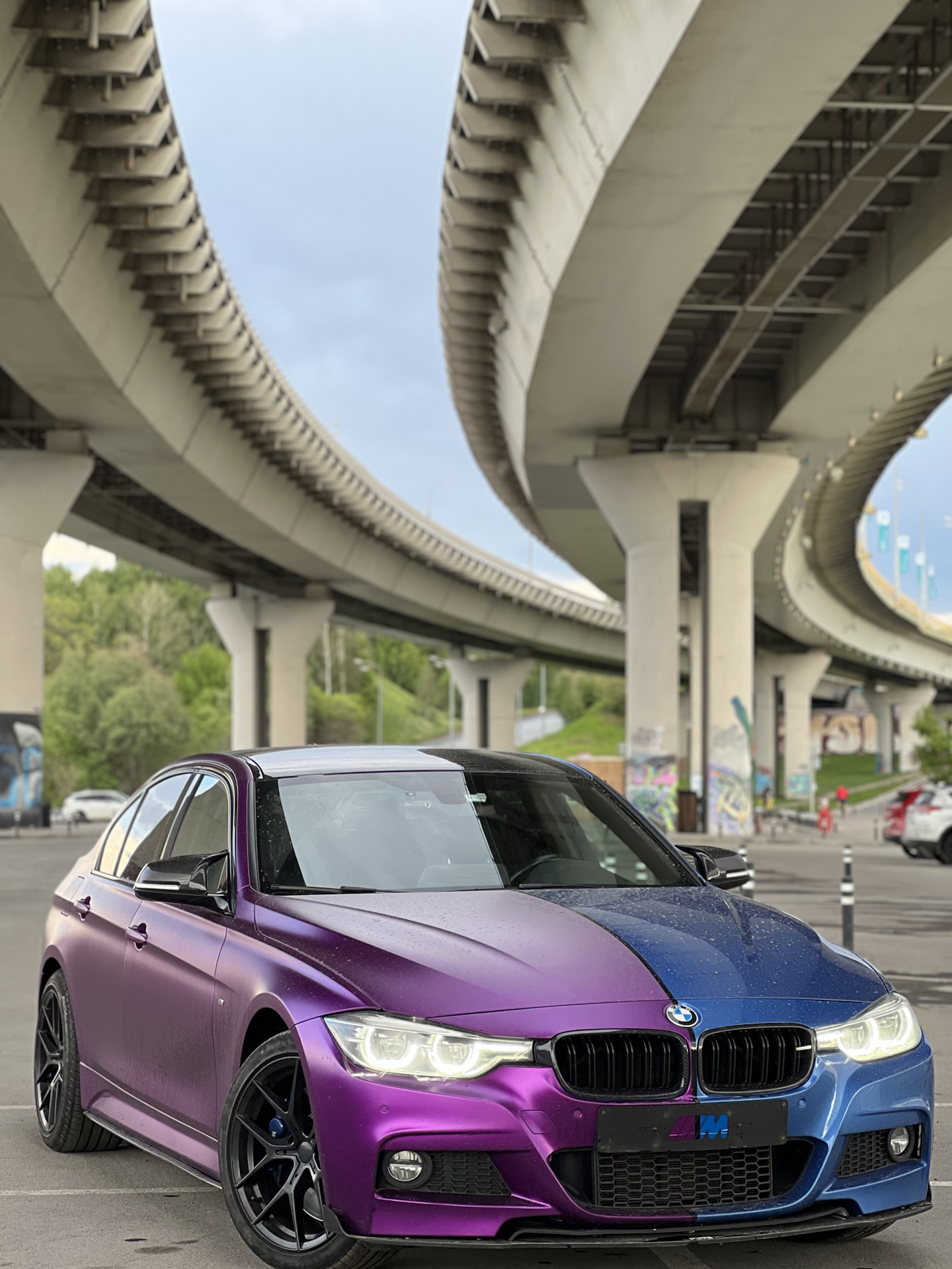 Очередная замена масла. Карбоновый спойлер. — BMW 3 series (F30), 2 л, 2018  года | плановое ТО | DRIVE2