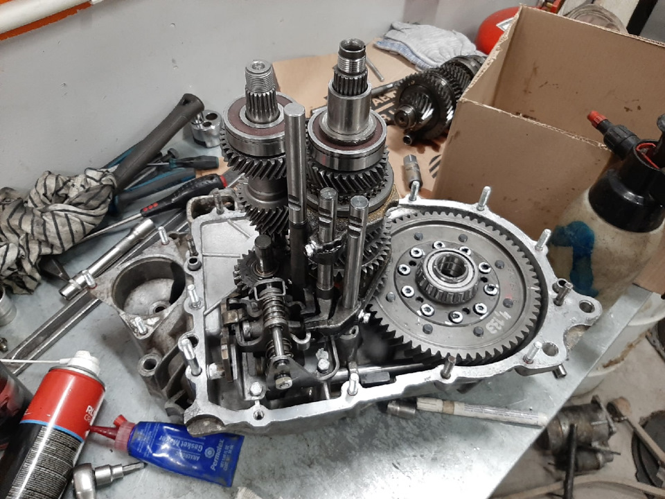 112 ряд (4 передача — стандарт), пара 4.13 и блокировка без преднатяга ...