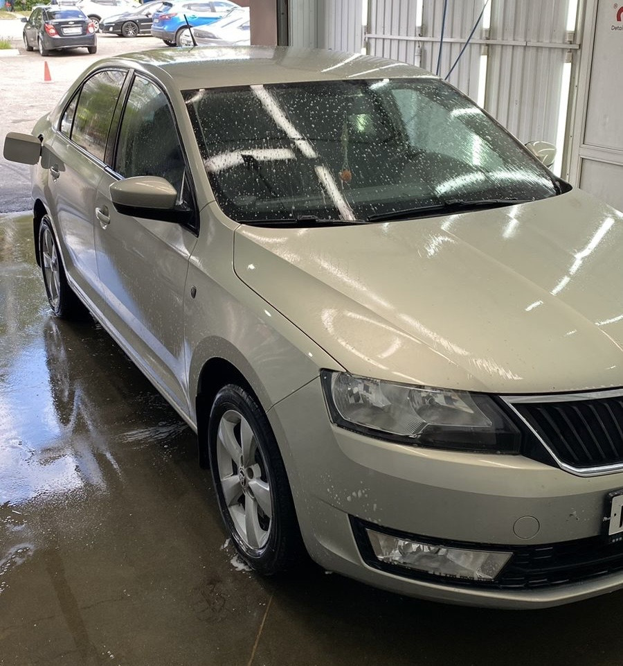 Порадовал машинку — Skoda Rapid (1G), 1,6 л, 2014 года | мойка | DRIVE2