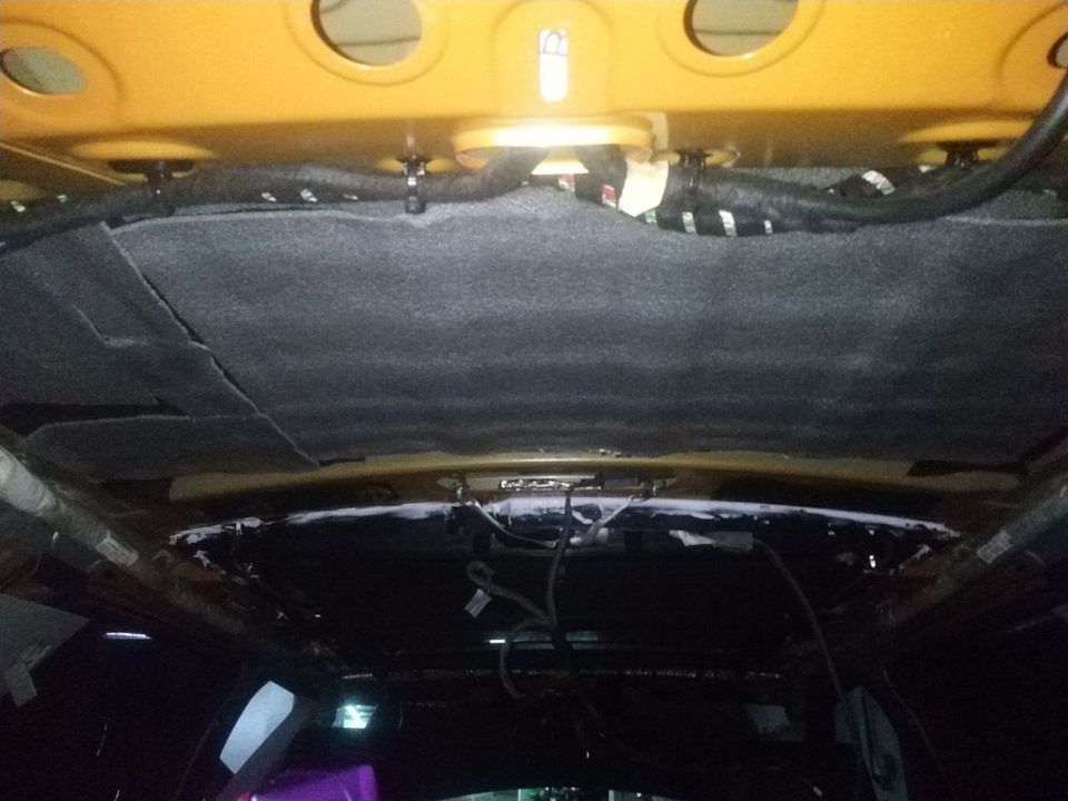 Снятие обшивки потолка, сливы панорамной крыши, шумоизоляция, — Land ...