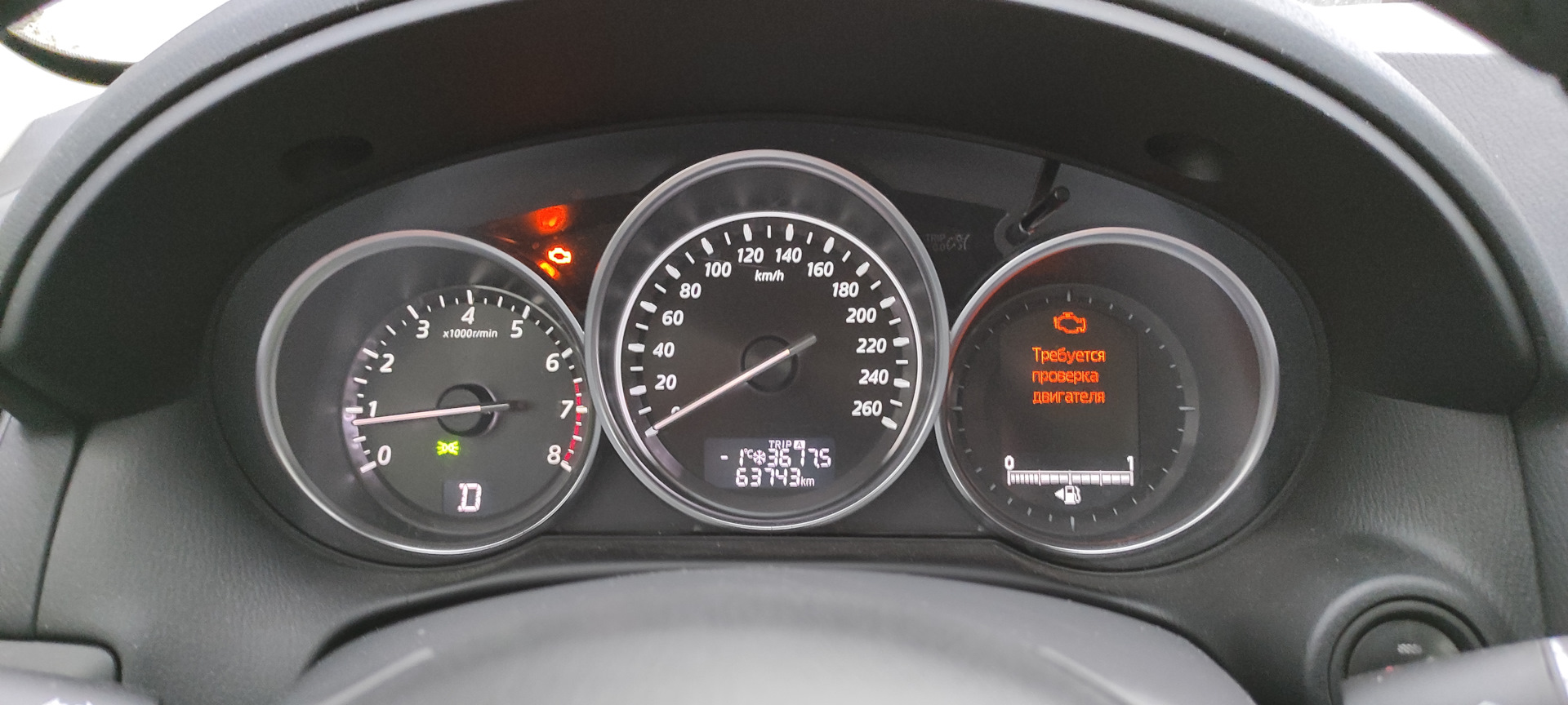 Требуется проверка двигателя! — Mazda CX-5 (1G), 2 л, 2014 года | поломка | DRIVE2