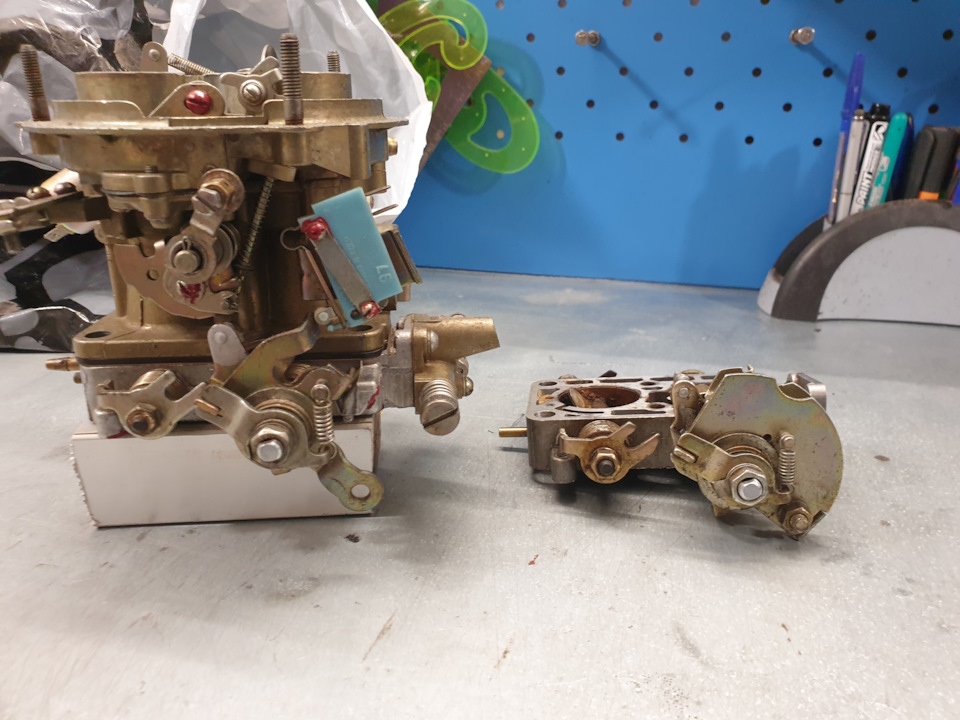 Установка карбюратора К-151В и тросикового привода дроссельной заслонки ...