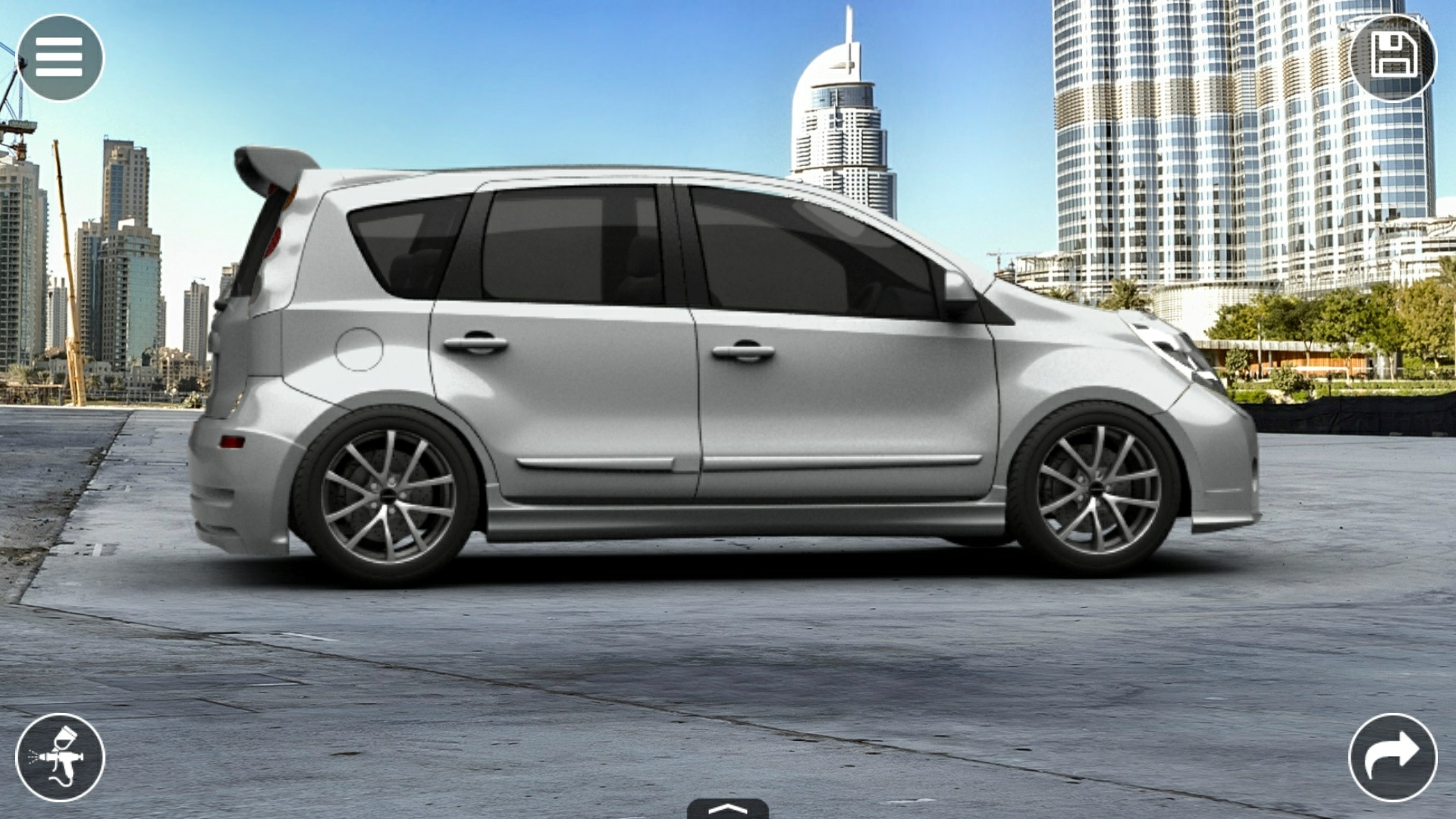 Побаловался в 3 D Tuning — Nissan Note (1G), 1,5 л, 2008 года | тюнинг ...