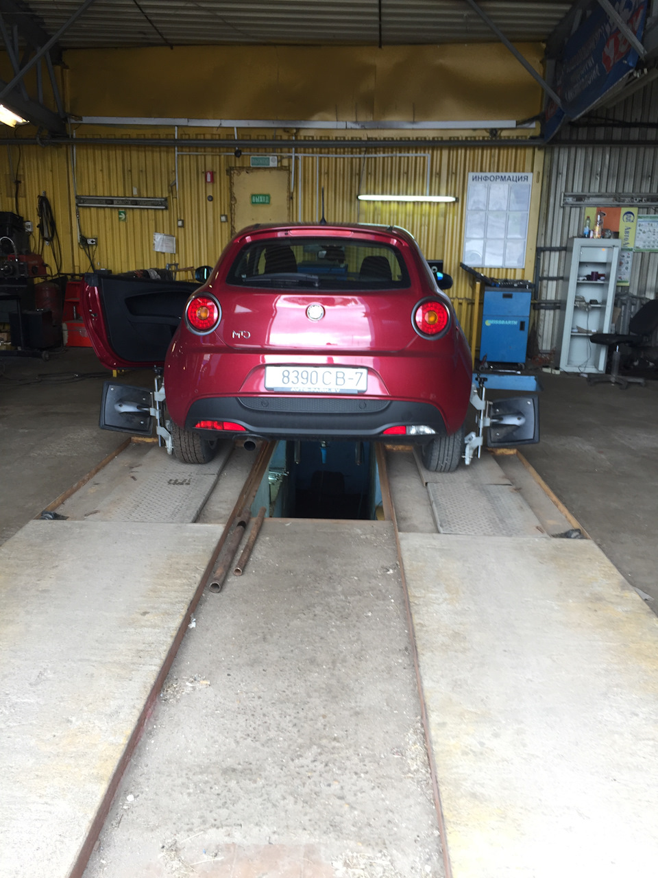Развал — Alfa Romeo Mi.To, 1,4 л, 2010 года | визит на сервис | DRIVE2