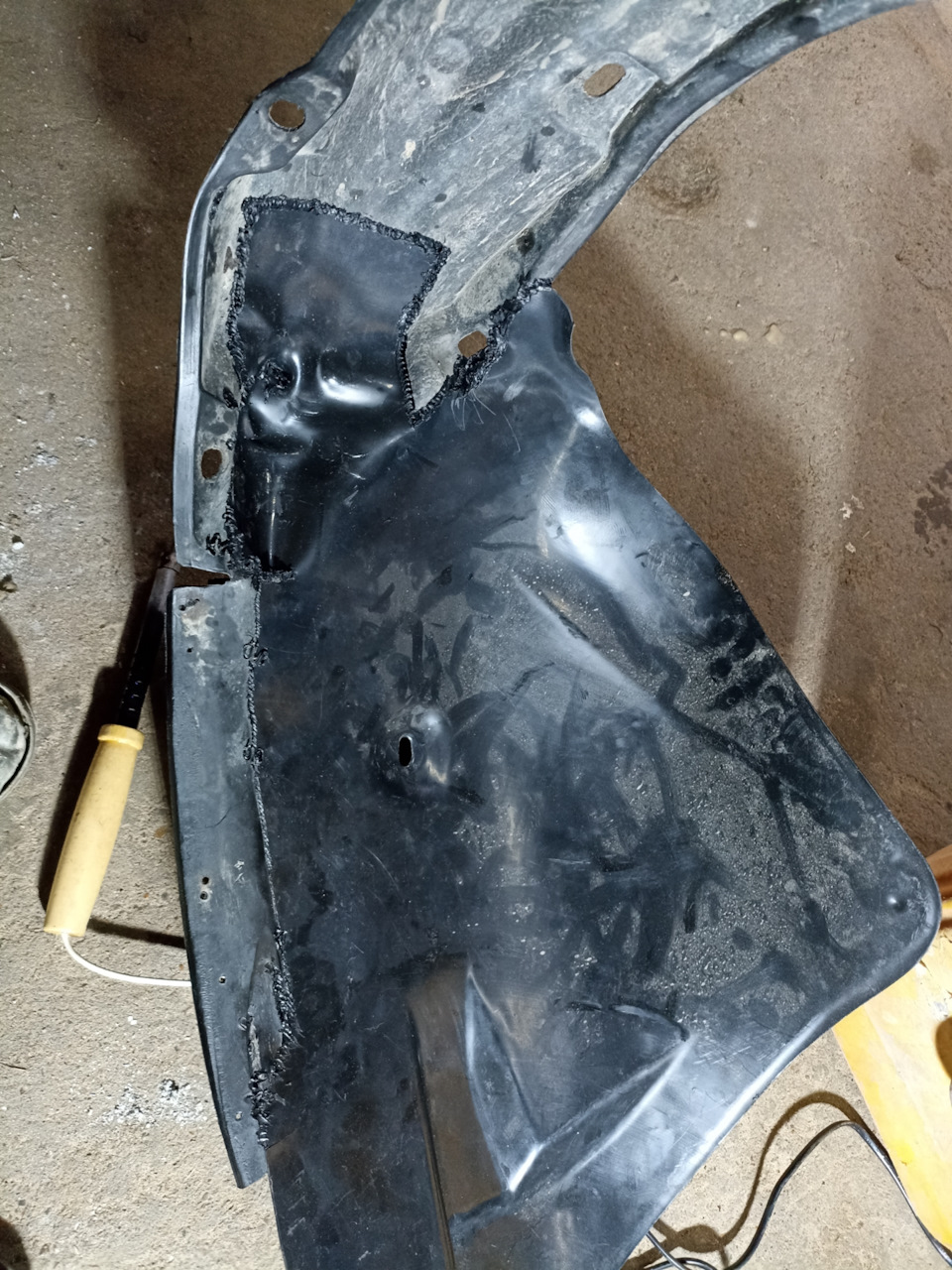Водительский подкрылок — Honda Accord (5G), 2 л, 1993 года | своими ...