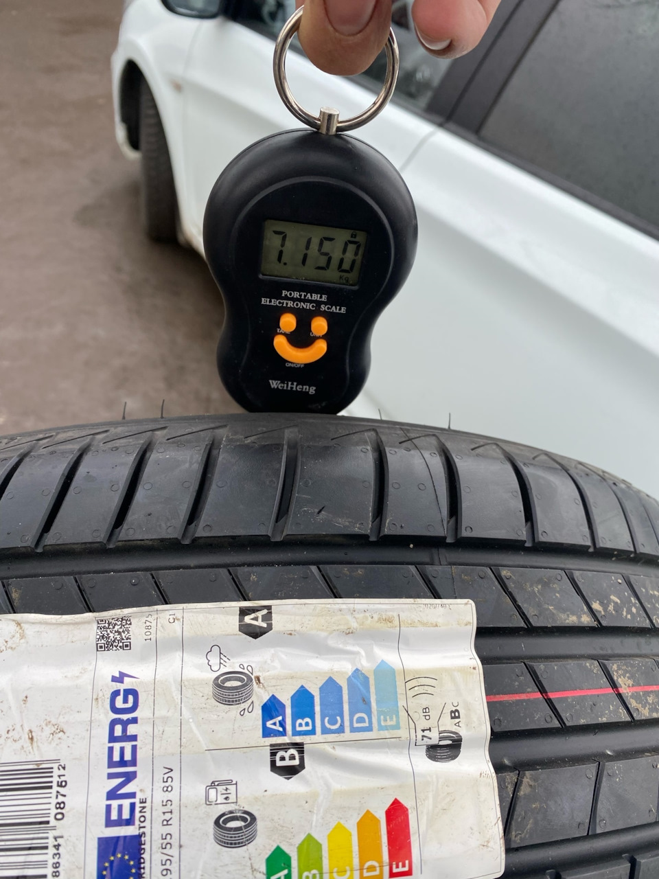 Топовая резина Bridgestone Turanza T005 195/55/15 — Hyundai Solaris, 1,6 л,  2012 года | шины | DRIVE2