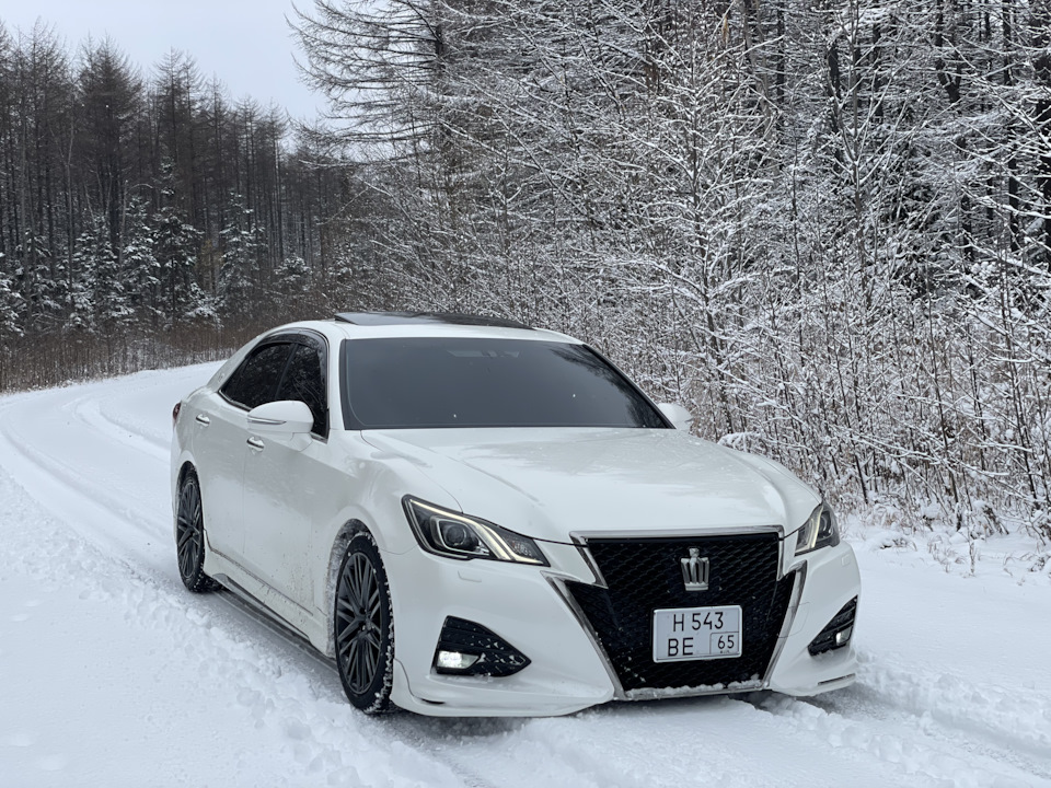 Спойлер заднего стекла «Aimgain» — Toyota Crown (S210), 2 л, 2016 года ...