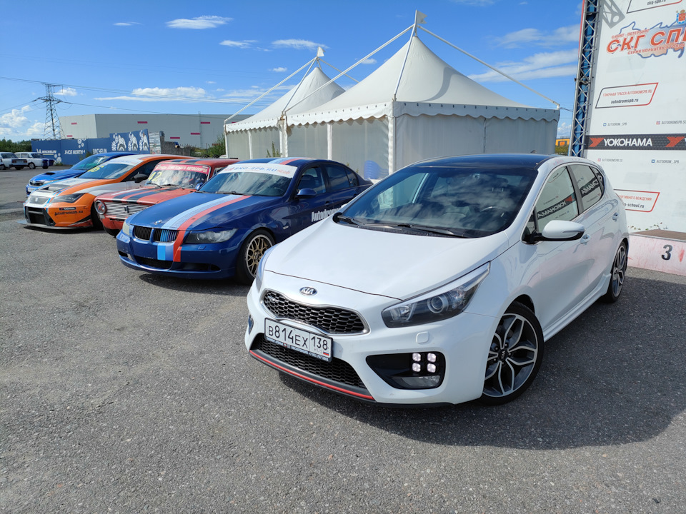Автодром Санкт-Петербург Onboard — KIA Ceed GT, 1,6 л, 2017 года ...