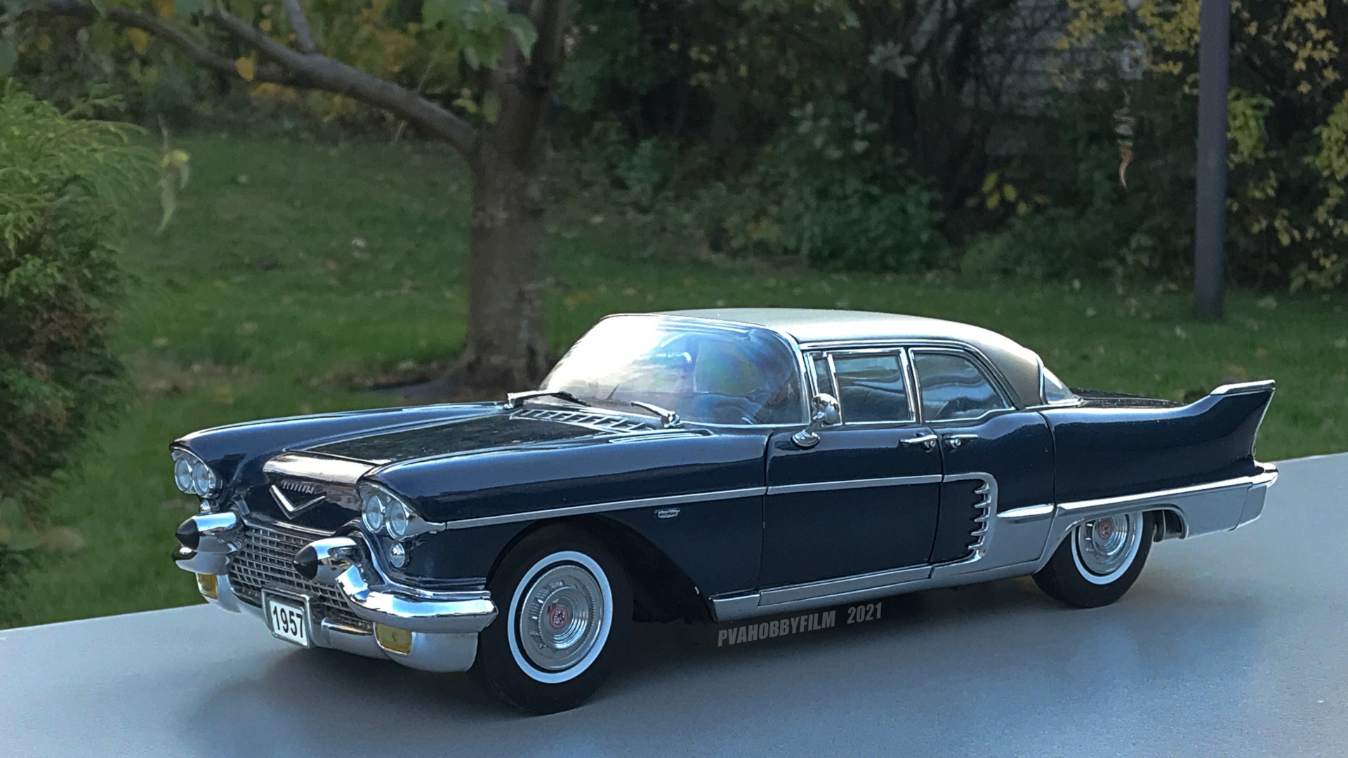 Cadillac Brougham, 1957 (Sun Star #4004) — Сообщество «Масштабные Модели»  на DRIVE2