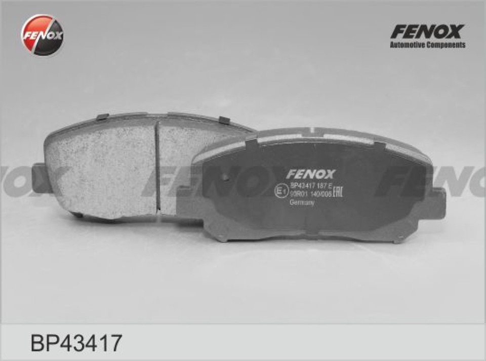 BP43417 Колодки тормозные дисковые FENOX | Запчасти на DRIVE2