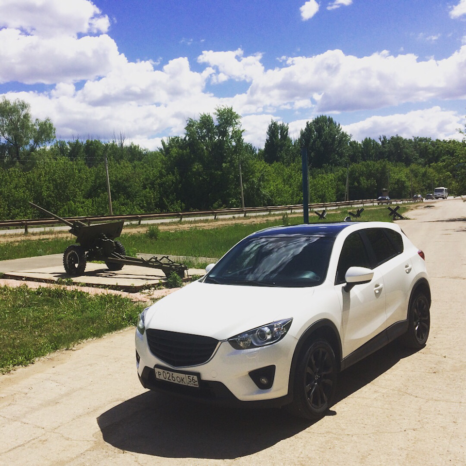 Законченный вид — чёрная решётка + чёрные диски + чёрная крыша!😎 — Mazda  CX-5 (1G), 2 л, 2011 года | тюнинг | DRIVE2