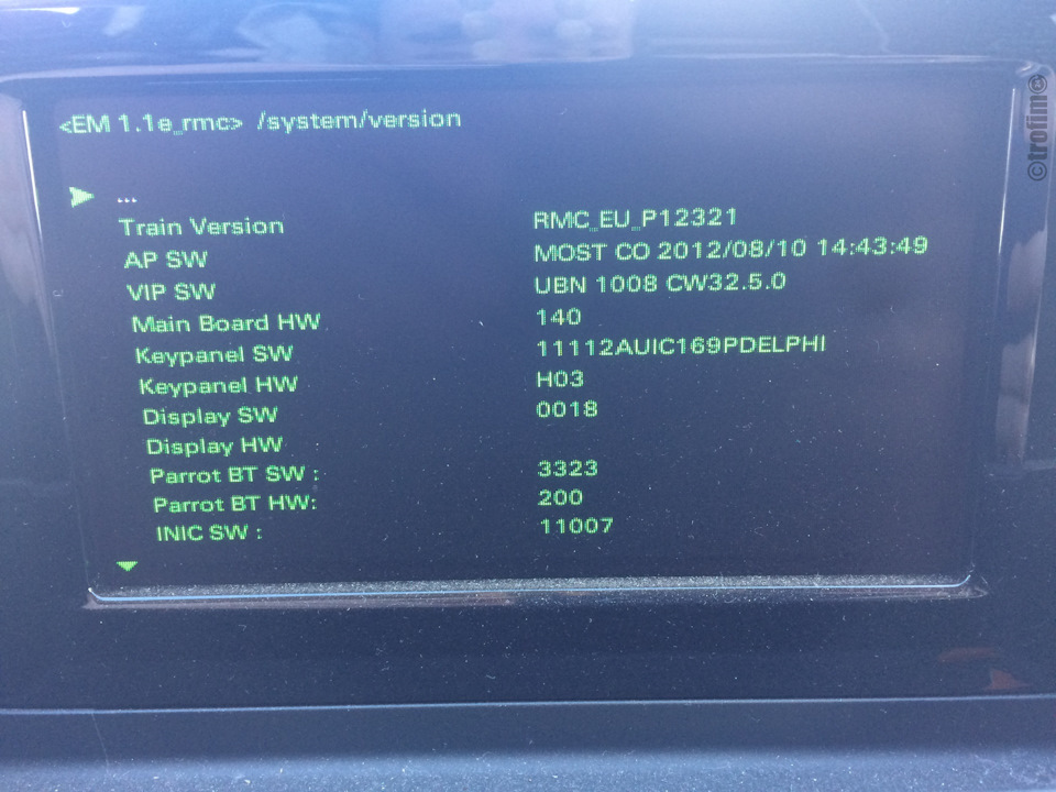 Как видно по фото у меня RMC_EU_K12321 от 2012/08/10 — Audi Q3 (1G). Запчасти на фото: 081014