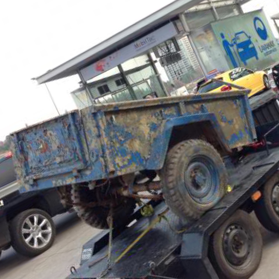 Фанат нашёл раритетный прицеп — Toyota Land Cruiser 40