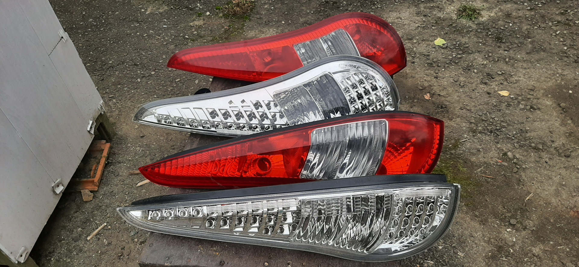 Задние фонари от про-спорт — Lada Калина хэтчбек, 1,6 л, 2007 года ...