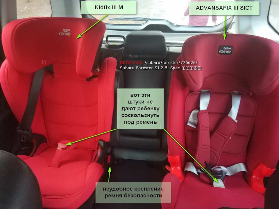 Britax ROMER ADVANSAFIX III SICT Kidfix III M Subaru Forester SJ 2 5 2013 DRIVE2