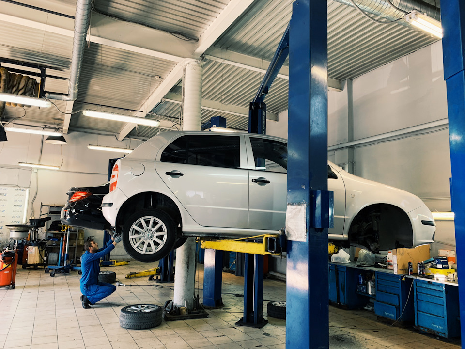 Замена подшипника передней ступицы Skoda Fabia. — Авто Z на DRIVE2