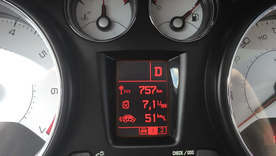 еще про расход топлива — Peugeot 308 (1G), 1,6 л, 2011 года | заправка ...