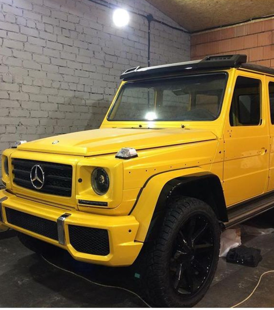 Mercedes g63 AMG Р¶РµР»С‚С‹Р№