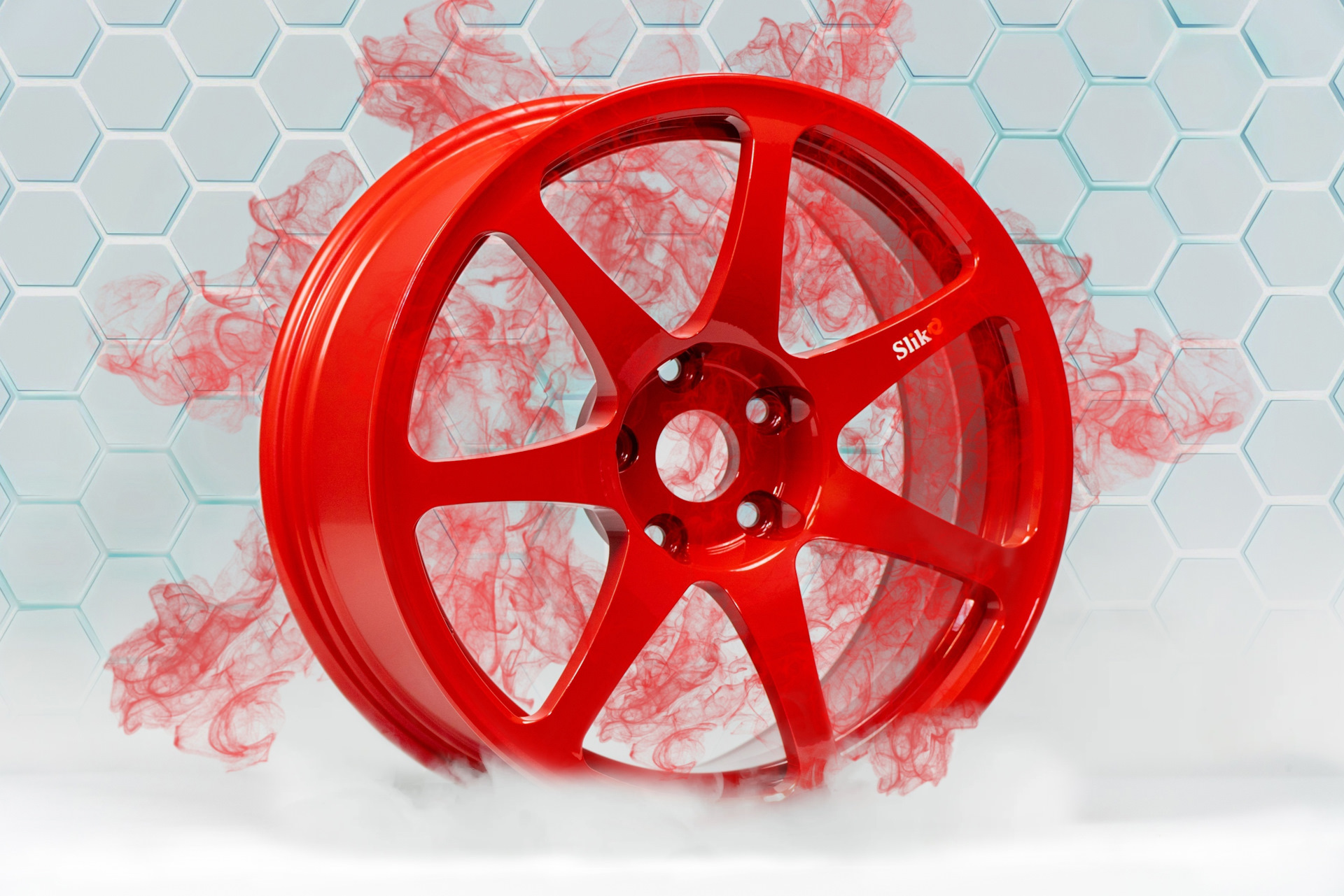 Кованые диски SLIK | 17" L722S Red — Kolesoffnet на DRIVE2