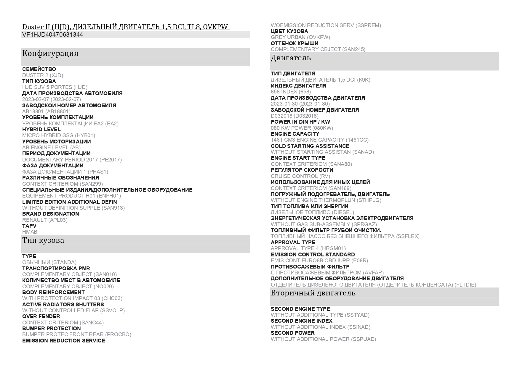 Комплектация по ВИН Рено. Расшифровка ВИН Рено — VIN Decoder Bot на DRIVE2