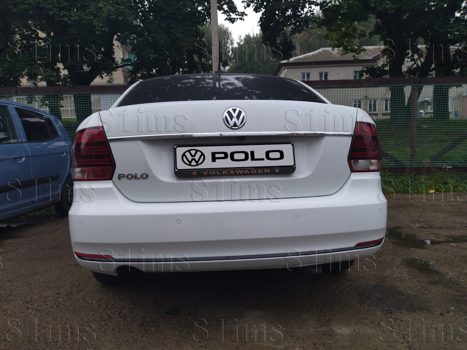 Задний бампер от рестайла с отверстиями под парктроник. — Volkswagen ...