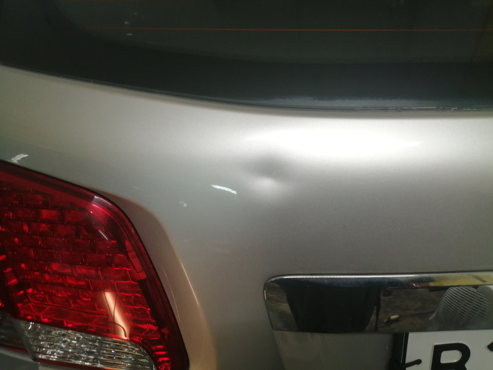 Киа Соренто ремонт вмятины без покраски. — Bezpokras на DRIVE2