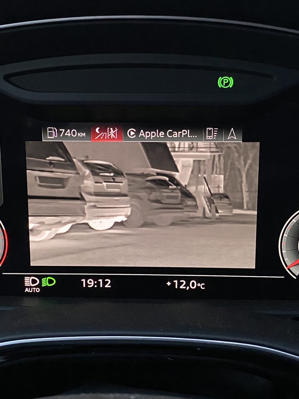 Night vision ночное виденье — Audi Q7 (2G), 3 л, 2020 года | наблюдение |  DRIVE2