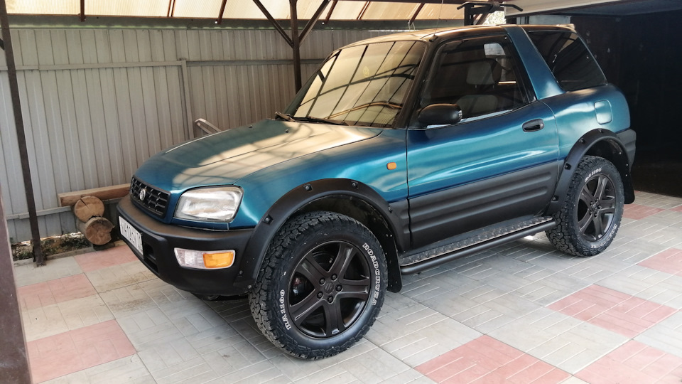 Покраска дисков — Toyota RAV4 (I), 2 л, 1994 года | стайлинг | DRIVE2
