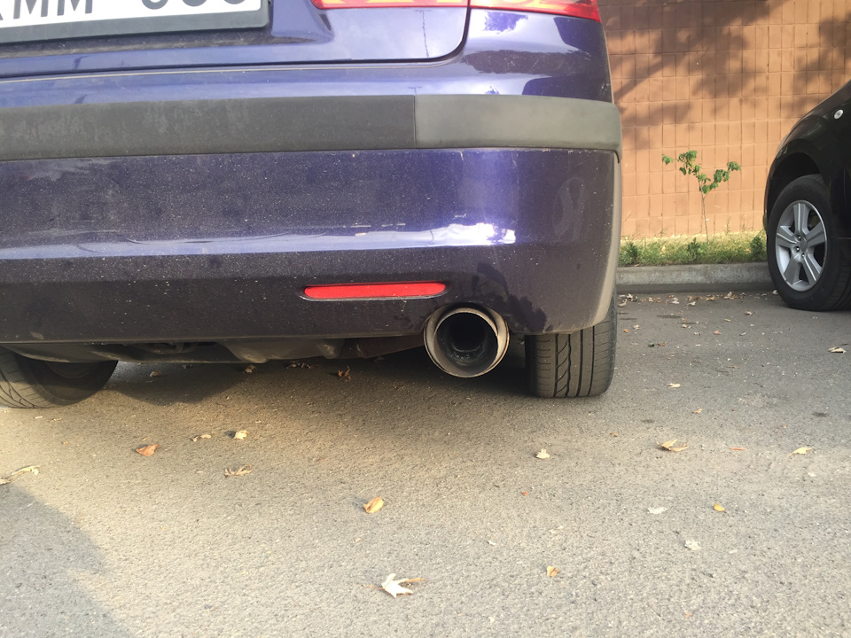 глушитель — Honda Accord (7G), 2 л, 2003 года | тюнинг | DRIVE2