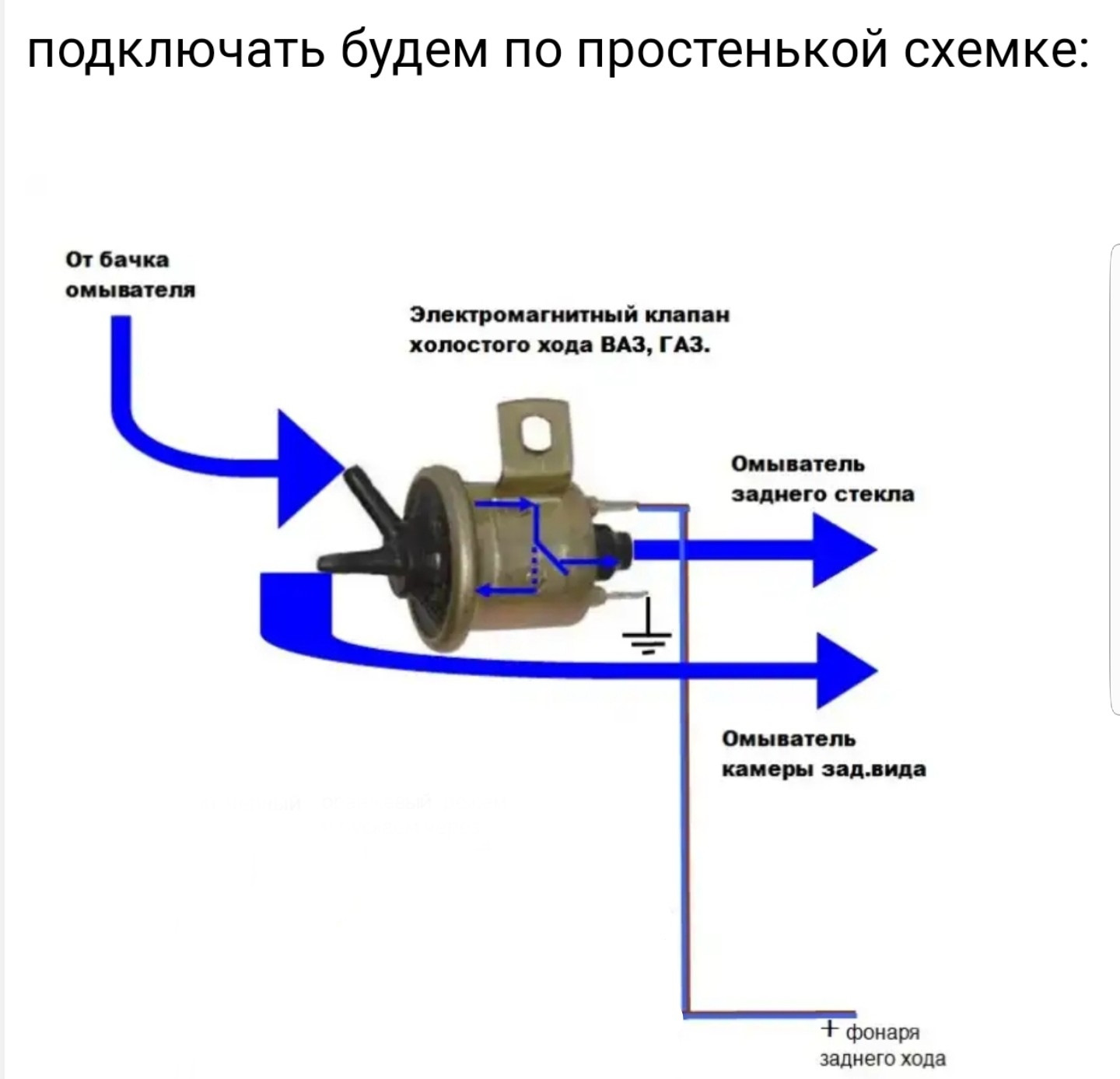 Датчик холостого хода подключение схема. Электромагнитный клапан включения омывателя фар ВАЗ 2109. Электромагнитный клапан омывателя ВАЗ 2108 схема. Электроклапан омывателя ВАЗ 2108. Клапан омывателя ВАЗ 2108 схема.