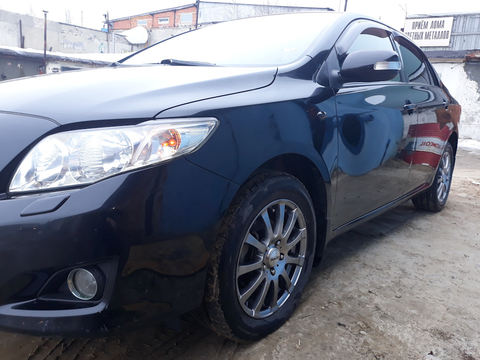 Повторители поворотов в зеркала — Toyota Corolla (140/150), 1,6 л, 2008 ...