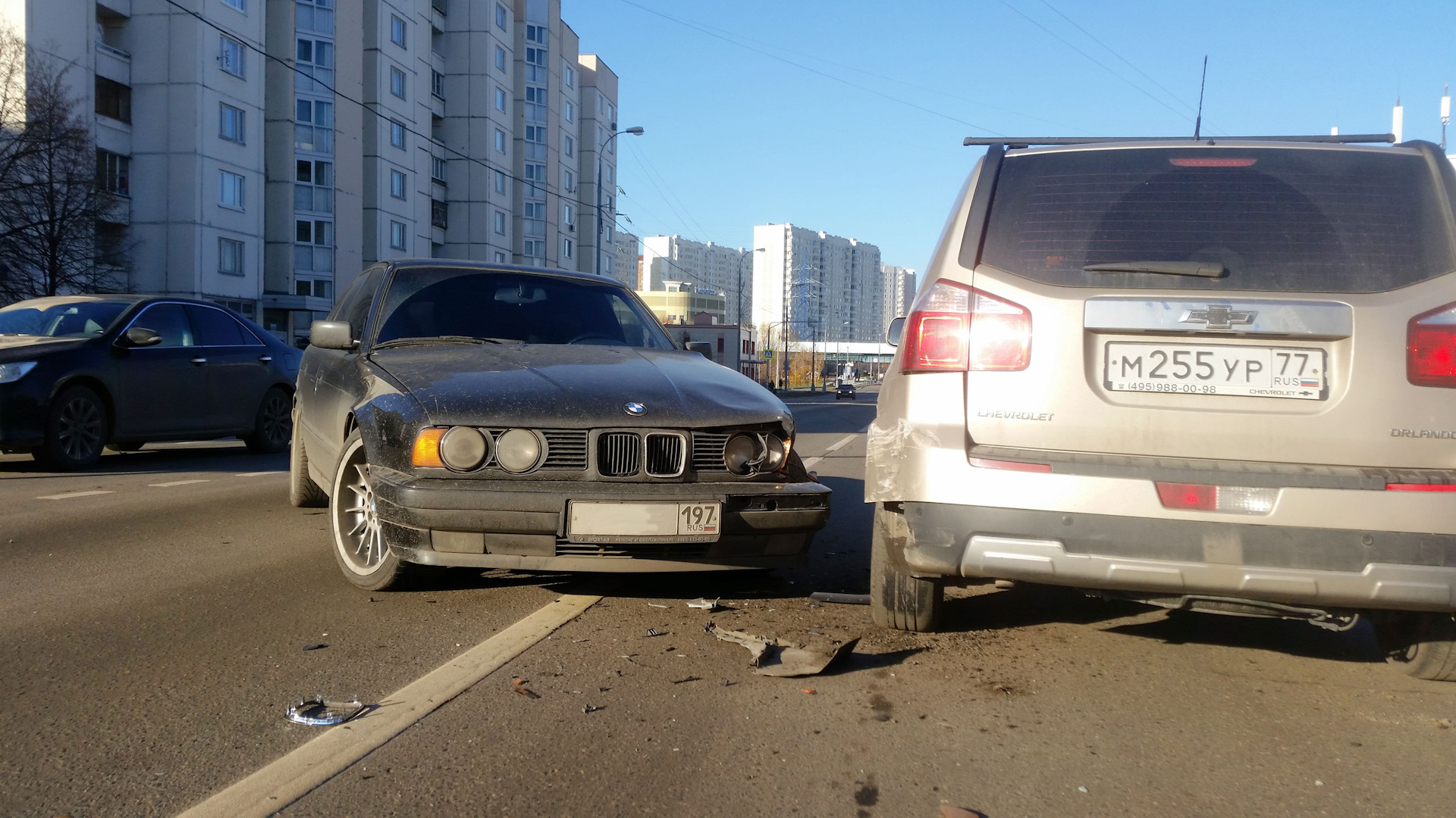 Кто виноват? (Есть ответ) — BMW 5 series (E34), 4 л, 1992 года | ДТП |  DRIVE2