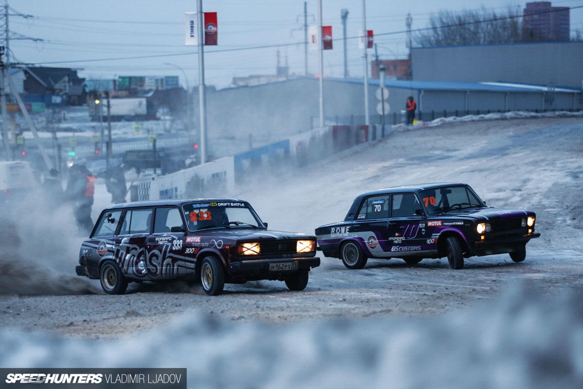 lada 2106 winter drift