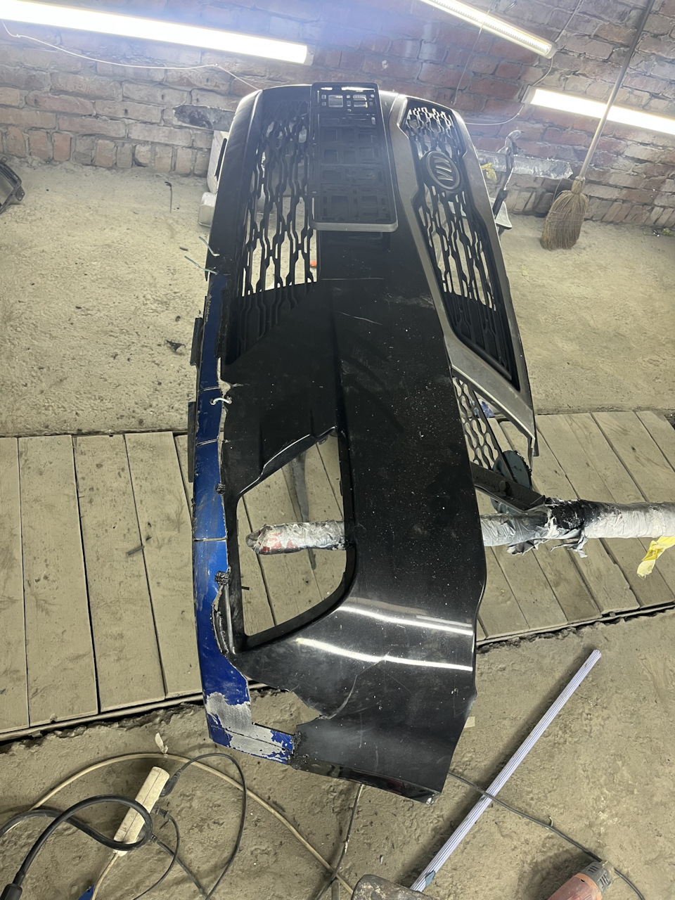 ix30 нижняя часть при помощи фена почти как родной — KIA Ceed (1G)